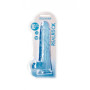 Blue Fake Penis with Suction Cup Realistic Dildo With Balls - 25.4 cm