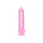 Pink Fake Penis with Suction Cup Realistic Dildo With Balls - 25.4 cm