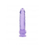 Fake Purple Penis with Suction Cup Realistic Dildo With Balls - 25.4 cm