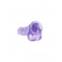 Fake Purple Penis with Suction Cup Realistic Dildo With Balls - 25.4 cm