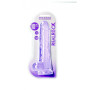 Fake Purple Penis with Suction Cup Realistic Dildo With Balls - 25.4 cm