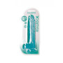 Fake Turquoise Penis with Suction Cup Realistic Dildo With Balls - 25.4 cm