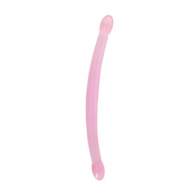 Pink Double Dildo Non Realistic Double Dildo - 43 cm