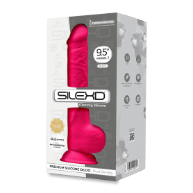 Realistic phallus with suction cup Model 1 24 cm pink