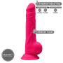 Realistic phallus with suction cup Model 1 24 cm pink