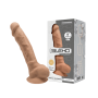 Realistic phallus with suction cup Model 1 24 cm caramel
