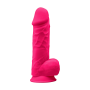 Realistic phallus with suction cup Model 1 21.5 cm pink