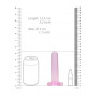 Dildo rosa con ventosa Non Realistic Dildo Suction Cup -13,5 cm