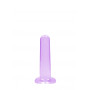 Dildo viola con ventosa Non Realistic Dildo Suction Cup -13,5 cm