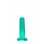 Dildo turchese con ventosa Non Realistic Dildo Suction Cup -13,5 cm