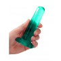 Dildo turchese con ventosa Non Realistic Dildo Suction Cup -13,5 cm
