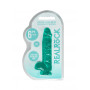 Fake turquoise penis with suction cup Realistic Dildo with Balls 15 cm