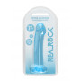 Dildo con ventosa blu Non Realistic Dildo Suction Cup - Blue 17 cm