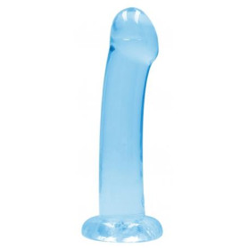 Blue Dildo with suction cup Non Realistic Dildo Suction Cup - Blue 17 cm