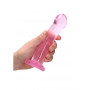 Dildo con ventosa rosa Non Realistic Dildo Suction Cup - Rosa 17 cm