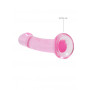 Dildo con ventosa rosa Non Realistic Dildo Suction Cup - Rosa 17 cm