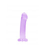 Purple Dildo with suction cup Non Realistic Dildo Suction Cup - Purple 17 cm