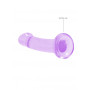 Purple Dildo with suction cup Non Realistic Dildo Suction Cup - Purple 17 cm