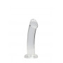 Dildo con ventosa Non Realistic Dildo Suction Cup - Transparent 17 cm