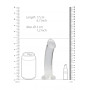 Dildo con ventosa Non Realistic Dildo Suction Cup - Transparent 17 cm