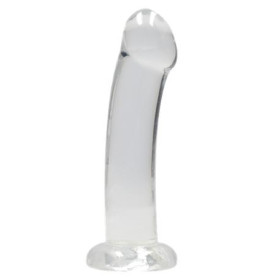 Dildo con ventosa Non Realistic Dildo Suction Cup - Transparent 17 cm