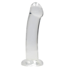 Dildo with suction cup Non Realistic Dildo Suction Cup - Transparent 17 cm