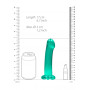 Dildo con ventosa turchese Non Realistic Dildo Suction Cup - Turquise17 cm