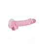 Pene finto con ventosa rosa Realistic Dildo with Balls 17 cm