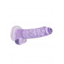 Pene finto con ventosa viola Realistic Dildo with Balls 17 cm