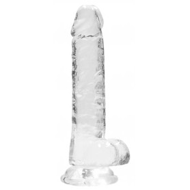 Fake penis with suction cup Realistic Dildo with Balls 17 cm