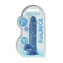 Pene finto con ventosa blu Realistic Dildo with Balls 17 cm