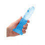 Dildo blu con ventosa Non Realistic Dildo Suction Cup -17 cm