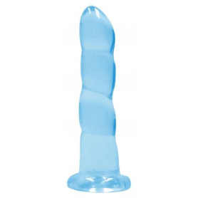 Dildo blu con ventosa Non Realistic Dildo Suction Cup -17 cm