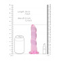 Dildo rosa con ventosa Non Realistic Dildo Suction Cup -  17 cm