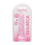 Dildo rosa con ventosa Non Realistic Dildo Suction Cup -  17 cm