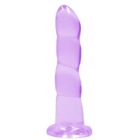 Dildo viola con ventosa Non Realistic Dildo Suction Cup -17 cm