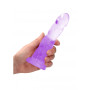 Purple Dildo with suction cup Non Realistic Dildo Suction Cup -17 cm