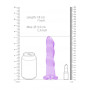Dildo viola con ventosa Non Realistic Dildo Suction Cup -17 cm