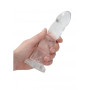 Dildo trasparente con ventosa Non Realistic Dildo Suction Cup - Transparent 17 cm