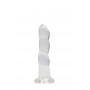 Dildo trasparente con ventosa Non Realistic Dildo Suction Cup - Transparent 17 cm