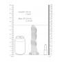 Transparent Dildo with suction cup Non Realistic Dildo Suction Cup - Transparent 17 cm