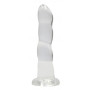 Dildo trasparente con ventosa Non Realistic Dildo Suction Cup - Transparent 17 cm