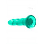 Dildo turchese con ventosa Non Realistic Dildo Suction Cup -17 cm