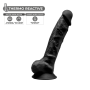 Realistic phallus with suction cup Model 1 20 cm black