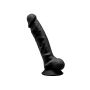 Realistic phallus with suction cup Model 1 17.5 cm black