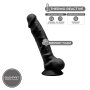 Realistic phallus with suction cup Model 1 17.5 cm black