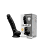 Realistic phallus with suction cup Model 1 17.5 cm black