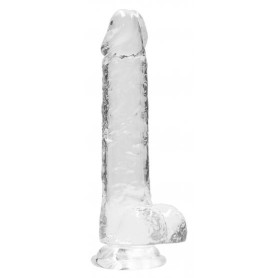 Fake penis with suction cup Realistic Dildo with Balls 19 cm