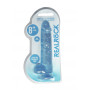 Pene finto blu con ventosa Realistic Dildo with Balls 19 cm