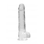 Fake penis with suction cup Realistic Dildo with Balls 22 cm